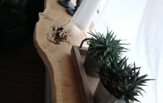 Rustikales Fensterbrett